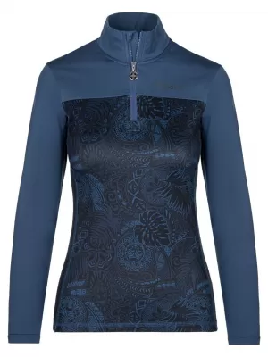 Tricou funcțional de damă cu mâneci lungi KILPI LEEMA-W SL0508KI ALBASTRU ÎNCHIS