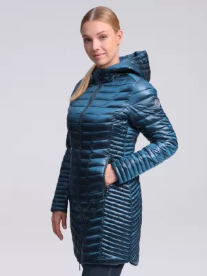 Palton de damă LOAP ILIANA CLW22120 ALBASTRU