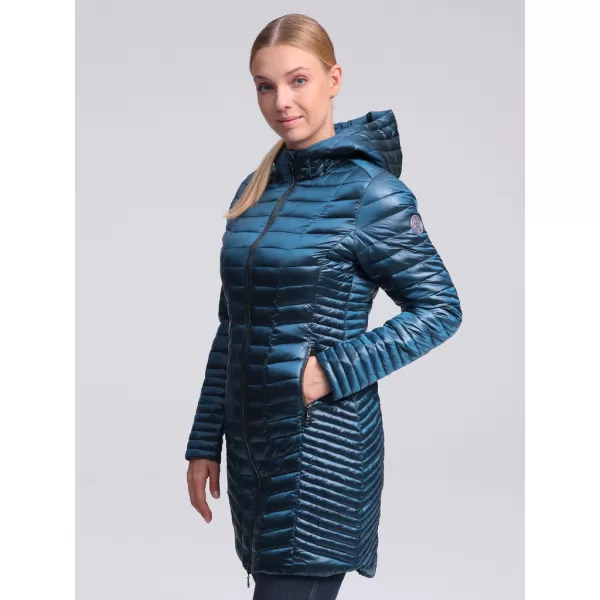  Palton de damă LOAP ILIANA CLW22120 ALBASTRU 