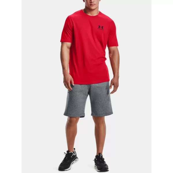  Tricou pentru bărbați UNDER ARMOUR SPORTSTYLE LEFT CHEST SS 1326799-600 ROŞU 