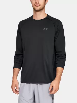 Tricou pentru bărbați UNDER ARMOUR TECH 2.0 LS 1328496-001 NEGRU