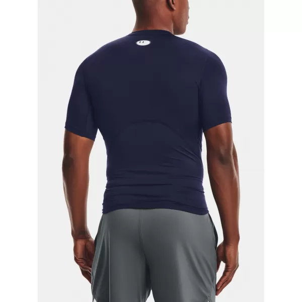  Cămașă de compresie pentru bărbați UNDER ARMOUR HG ARMOUR COMP SS 1361518-410 ALBASTRU 