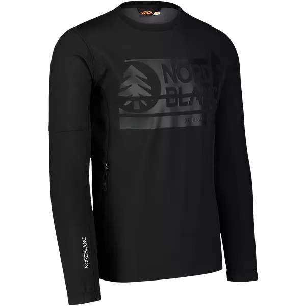  Jachetă softshell pentru bărbați NORDBLANC DECOMPONATE NBSSM7644 NEGRU DE CRISTAL 