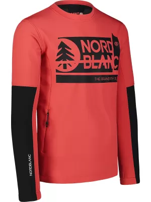 Jachetă softshell pentru bărbați NORDBLANC DECOMPONATE NBSSM7644 ROŞU