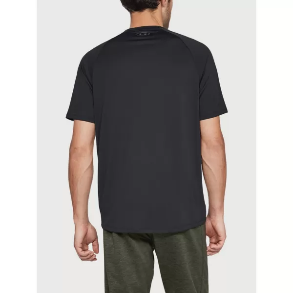  Tricou pentru bărbați UNDER ARMOUR TECH 2.0 SS TEE 1326413-001 NEGRU 