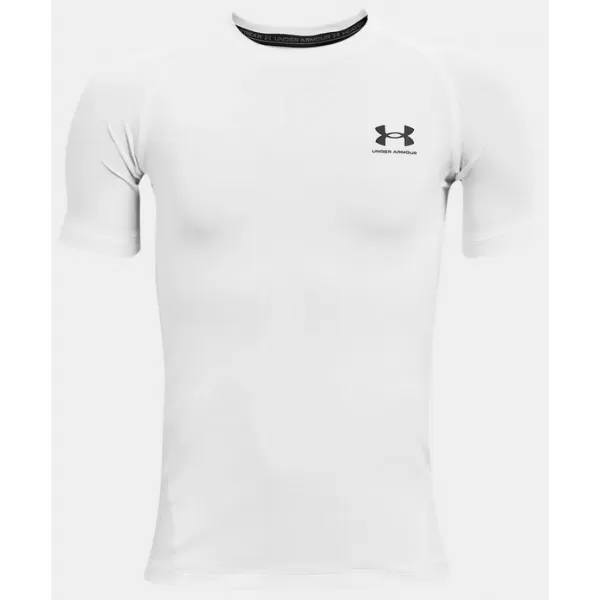  Tricou băieți UNDER ARMOUR HG ARMOUR SS 1361723-100 ALB 