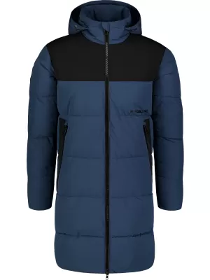 Palton de iarnă pentru bărbați NORDBLANC TRENDSETTER NBWJM7708 ALBASTRU/GALBEN