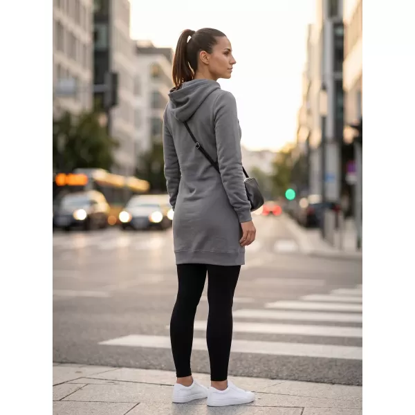  Hanorac prelungit dama MALFINI SNAP 419 GRI OȚEL 