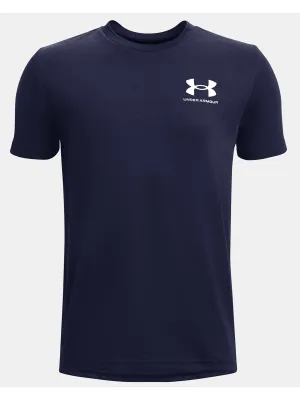 Tricou băieți UNDER ARMOUR UA SPORTSTYLE LEFT CHEST SS 1363280-410 ALBASTRU