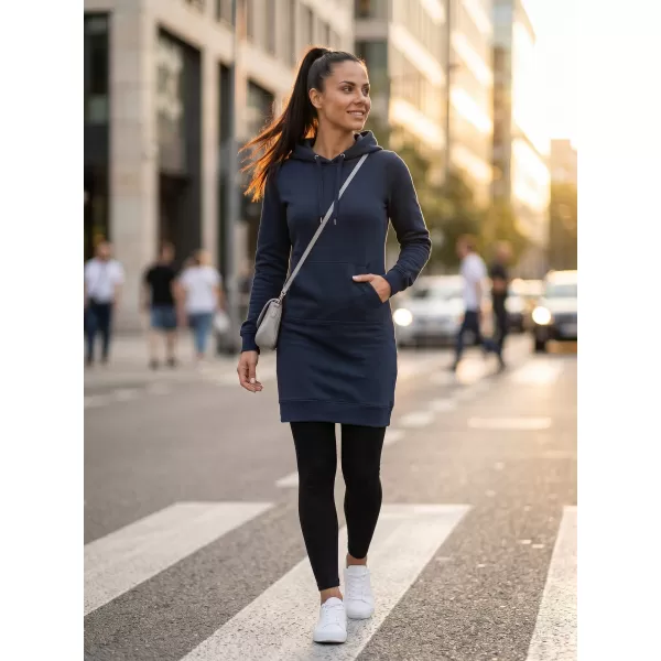  Hanorac prelungit dama MALFINI SNAP 419 ALBASTRU MARIN 
