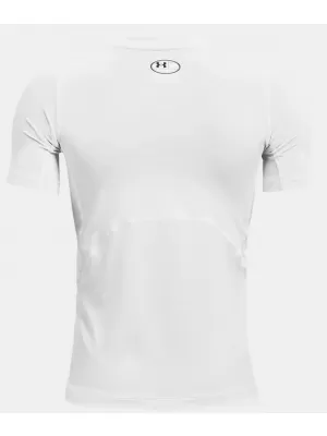 Tricou băieți UNDER ARMOUR HG ARMOUR SS 1361723-100 ALB