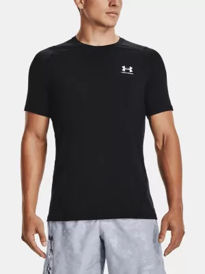 Tricou pentru bărbați UNDER ARMOUR HG ARMOUR FITTED SS 1361683-001 NEGRU