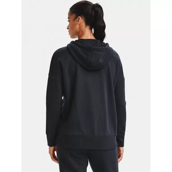  Hanorac de dama UNDER ARMOUR RIVAL FLEECE FZ HOODIE 1356400-001 NEGRU 