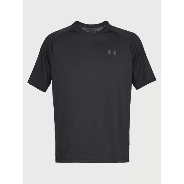 Tricou pentru bărbați UNDER ARMOUR TECH 2.0 SS TEE 1326413-001 NEGRU 