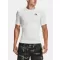 Cămașă de compresie pentru bărbați UNDER ARMOUR HG ARMOUR COMP SS 1361518-100 ALB