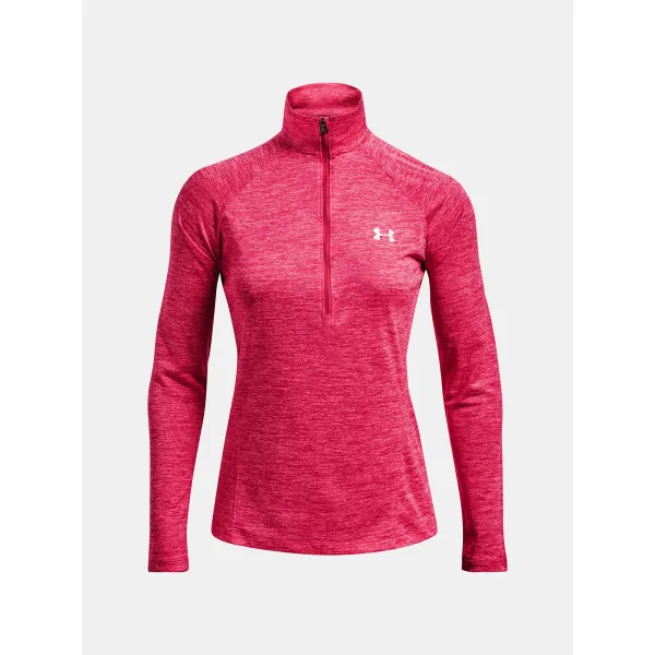  Tricou de dama UNDER ARMOUR TECH 1/2 ZIP - TWIST 1320128-975 ROZ 