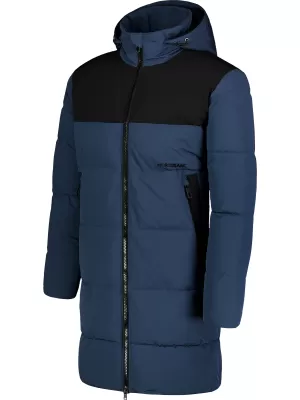 Palton de iarnă pentru bărbați NORDBLANC TRENDSETTER NBWJM7708 ALBASTRU/GALBEN