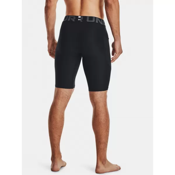 Pantaloni scurți de compresie pentru bărbați UNDER ARMOUR HG ARMOUR LNG SHORTS 1361602-001 NEGRU 