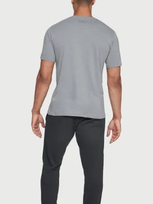 Tricou pentru bărbați UNDER ARMOUR BOXED SPORTSTYLE SS 1329581-035 GRI