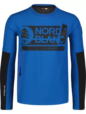 Jachetă softshell pentru bărbați NORDBLANC DECOMPONATE NBSSM7644 ALBASTRU