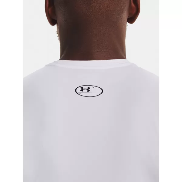  Maieu de compresie pentru bărbați UNDER ARMOUR HG ARMOUR COMP SL 1361522-100 ALB 