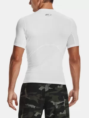Cămașă de compresie pentru bărbați UNDER ARMOUR HG ARMOUR COMP SS 1361518-100 ALB