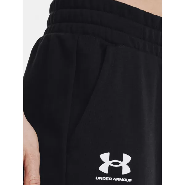  Pantaloni de trening pentru femei UNDER ARMOUR RIVAL FLEECE JOGGERS 1356416-001 NEGRU 