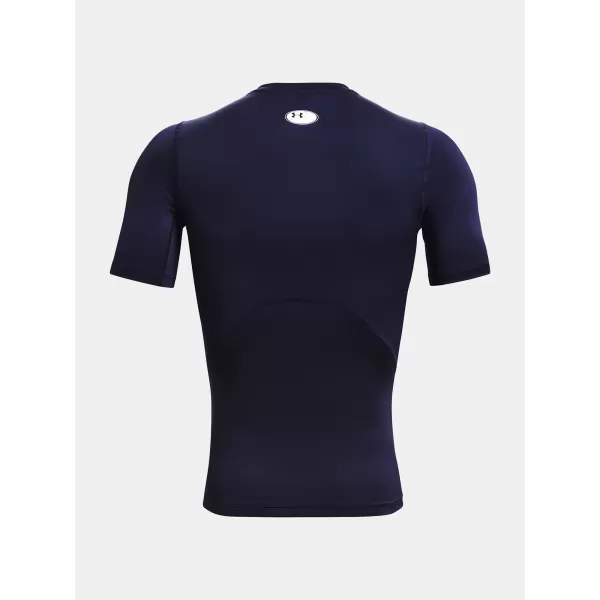  Cămașă de compresie pentru bărbați UNDER ARMOUR HG ARMOUR COMP SS 1361518-410 ALBASTRU 