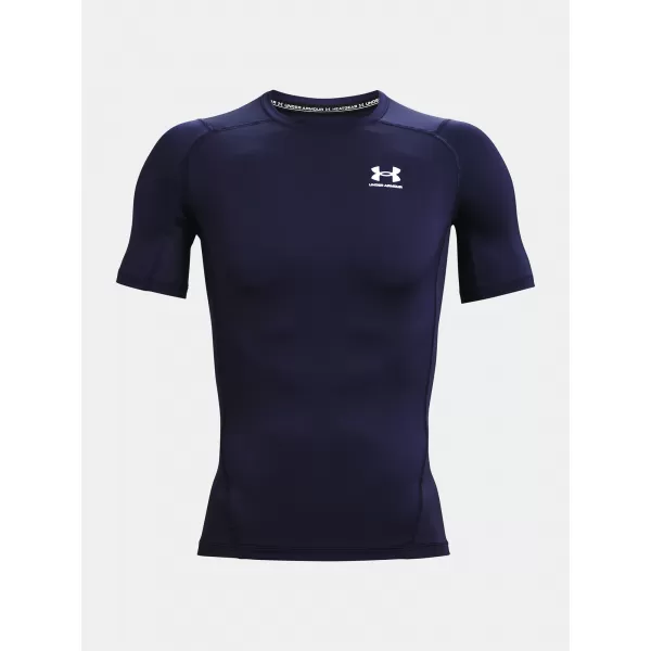  Cămașă de compresie pentru bărbați UNDER ARMOUR HG ARMOUR COMP SS 1361518-410 ALBASTRU 