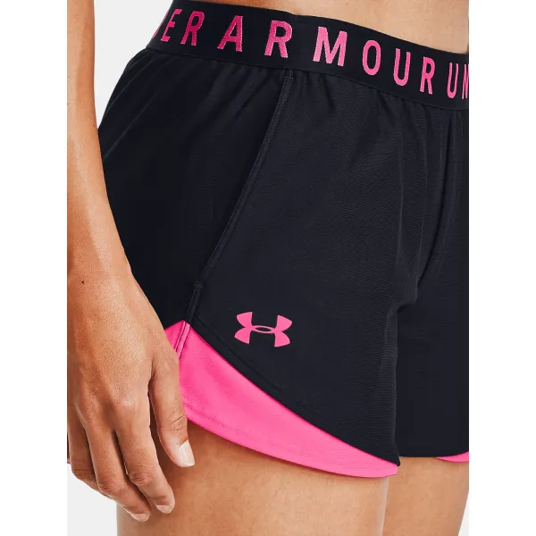  Pantaloni scurți de damă UNDER ARMOUR PLAY UP SHORTS 3.0 1344552-028 NEGRU 