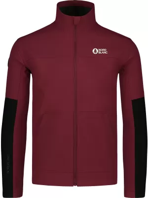 Jachetă softshell pentru bărbați NORDBLANC ENDEAVOR NBSSM7645 BURGUNDIA