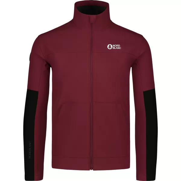  Jachetă softshell pentru bărbați NORDBLANC ENDEAVOR NBSSM7645 BURGUNDIA 