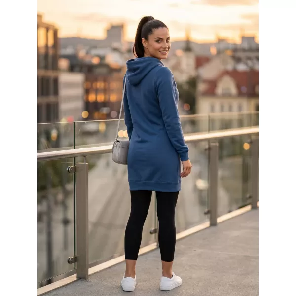  Hanorac prelungit dama MALFINI SNAP 419 ALBASTRU MIEZUL NOPȚII 
