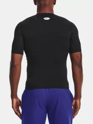 Cămașă de compresie pentru bărbați UNDER ARMOUR HG ARMOUR COMP SS 1361518-001 NEGRU
