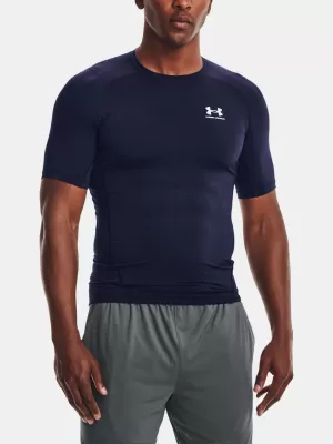 Cămașă de compresie pentru bărbați UNDER ARMOUR HG ARMOUR COMP SS 1361518-410 ALBASTRU