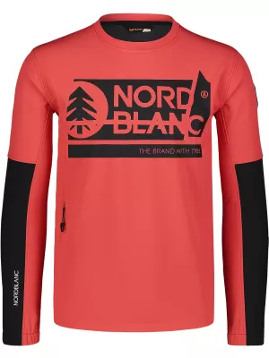 Jachetă softshell pentru bărbați NORDBLANC DECOMPONATE NBSSM7644 ROŞU