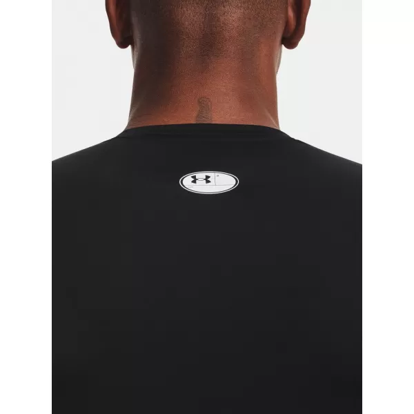  Cămașă de compresie pentru bărbați UNDER ARMOUR HG ARMOUR COMP SS 1361518-001 NEGRU 