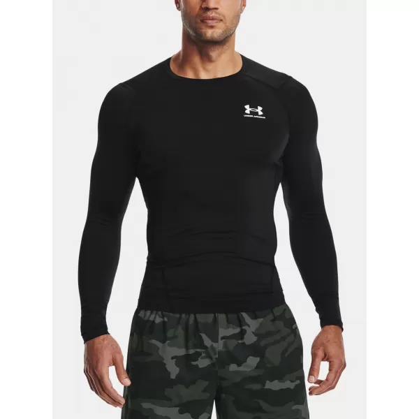  Cămașă de compresie pentru bărbați UNDER ARMOUR HG ARMOUR COMP LS 1361524-001 NEGRU 