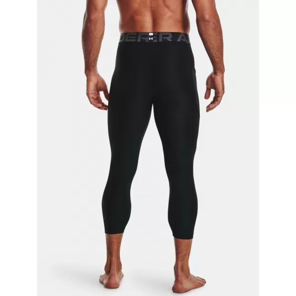  Jambiere de compresie pentru bărbați UNDER ARMOUR HG ARMOUR 3/4 LEGGING 1361588-001 NEGRU 