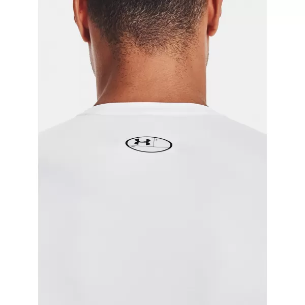  Cămașă de compresie pentru bărbați UNDER ARMOUR HG ARMOUR COMP LS 1361524-100 ALB 