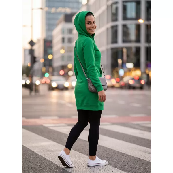  Hanorac prelungit dama MALFINI SNAP 419 VERDE MEDIU 