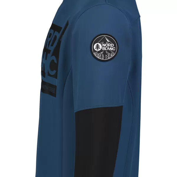  Jachetă softshell pentru bărbați NORDBLANC DECOMPONATE NBSSM7644 ALBASTRU ÎNCHIS 