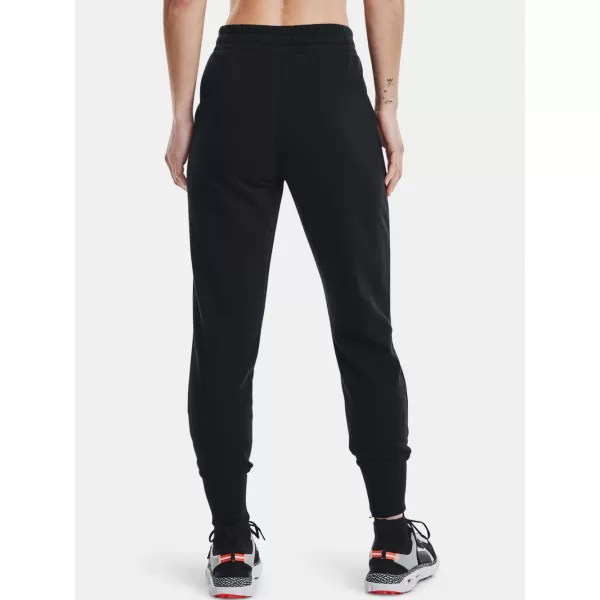  Pantaloni de trening pentru femei UNDER ARMOUR RIVAL FLEECE JOGGERS 1356416-001 NEGRU 