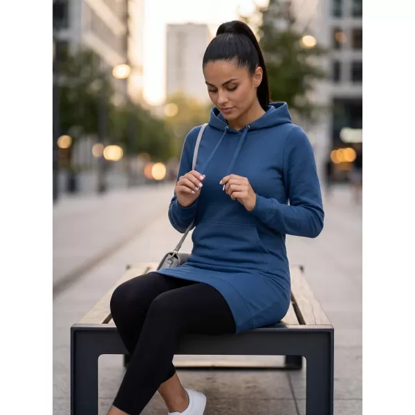  Hanorac prelungit dama MALFINI SNAP 419 ALBASTRU MIEZUL NOPȚII 