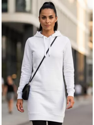 Hanorac prelungit dama MALFINI SNAP 419 ALB