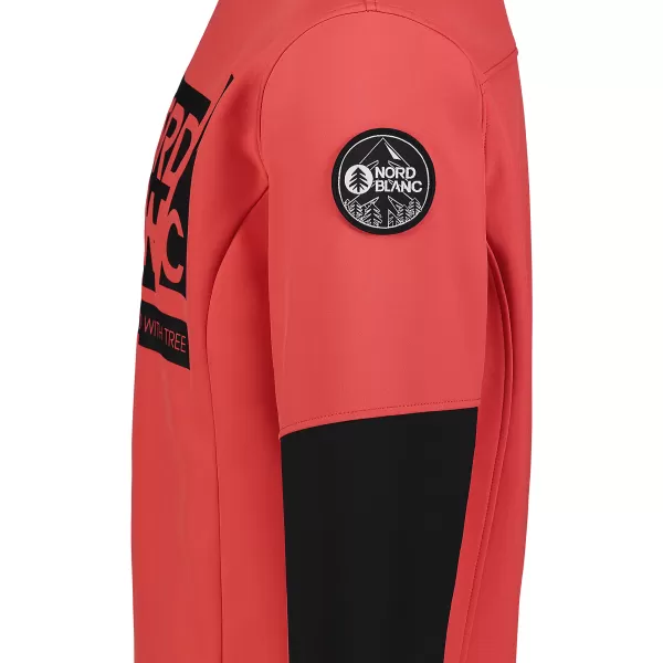  Jachetă softshell pentru bărbați NORDBLANC DECOMPONATE NBSSM7644 ROŞU 