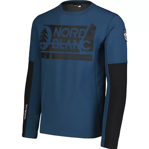 Jachetă softshell pentru bărbați NORDBLANC DECOMPONATE NBSSM7644 ALBASTRU ÎNCHIS 