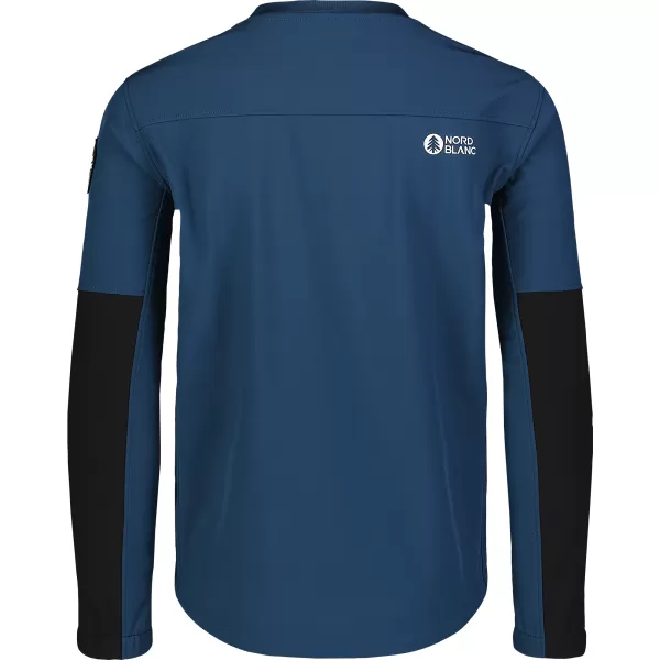  Jachetă softshell pentru bărbați NORDBLANC DECOMPONATE NBSSM7644 ALBASTRU ÎNCHIS 