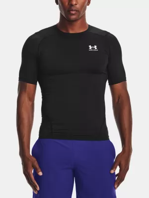 Cămașă de compresie pentru bărbați UNDER ARMOUR HG ARMOUR COMP SS 1361518-001 NEGRU