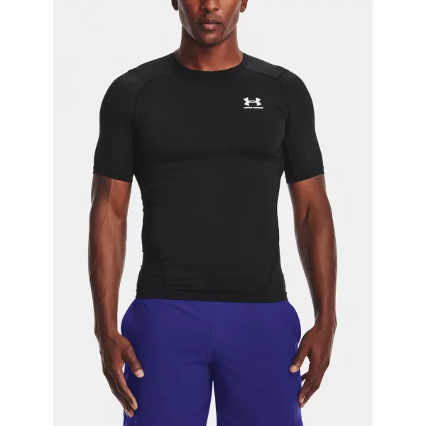  Cămașă de compresie pentru bărbați UNDER ARMOUR HG ARMOUR COMP SS 1361518-001 NEGRU 